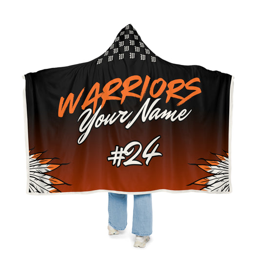 Customizable Team Spirit Snuggle Blanket - Perfect for Warriors Fans!