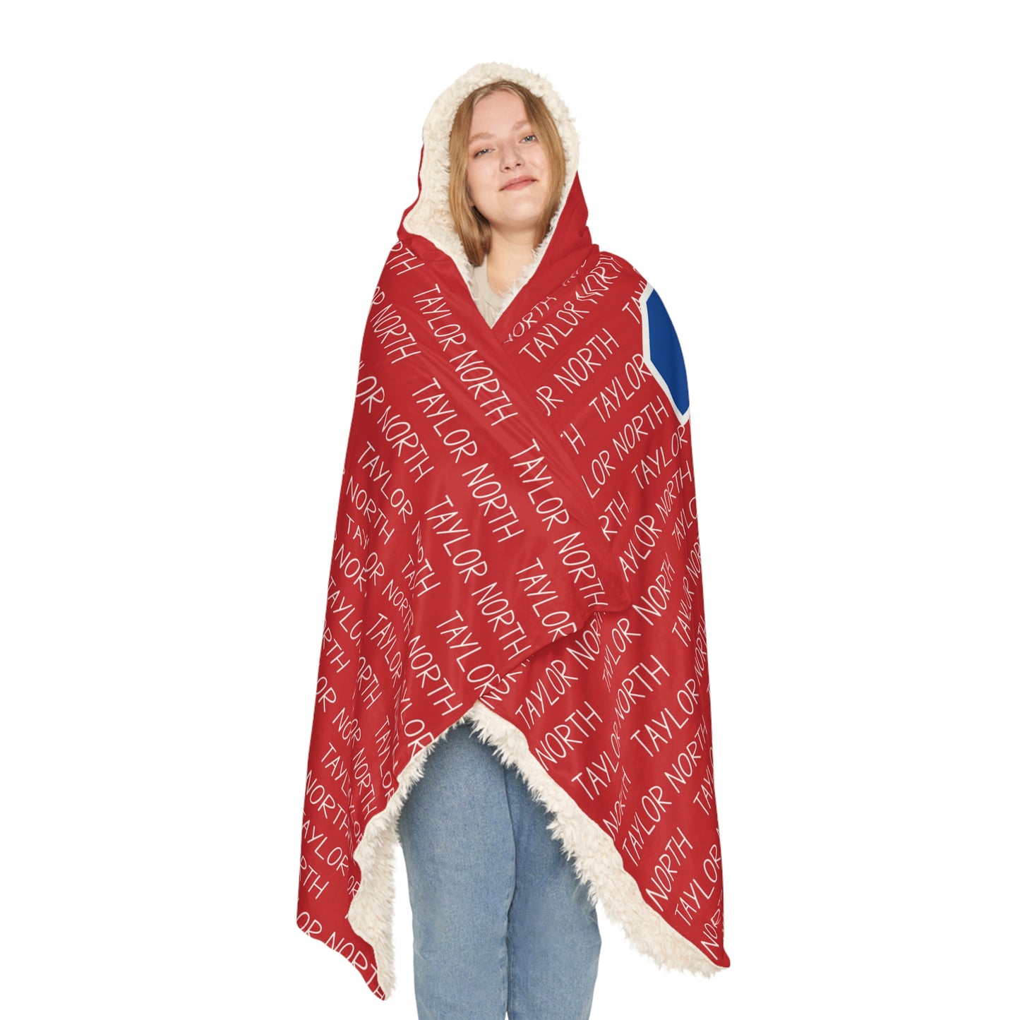Customizable Team Spirit Snuggle Blanket - Perfect for Taylor North Fans!