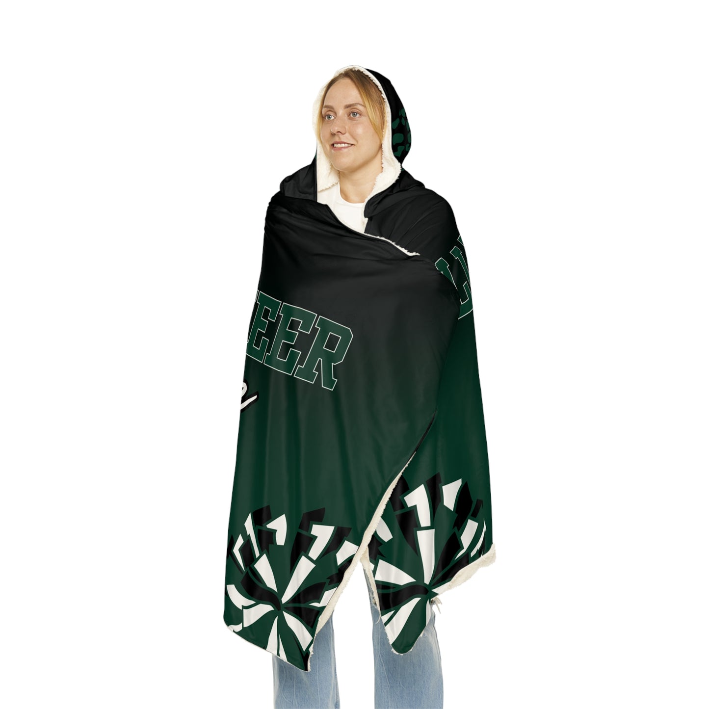Customizable Team Spirit Snuggle Blanket - Perfect for Allen Park Cheer Fans!