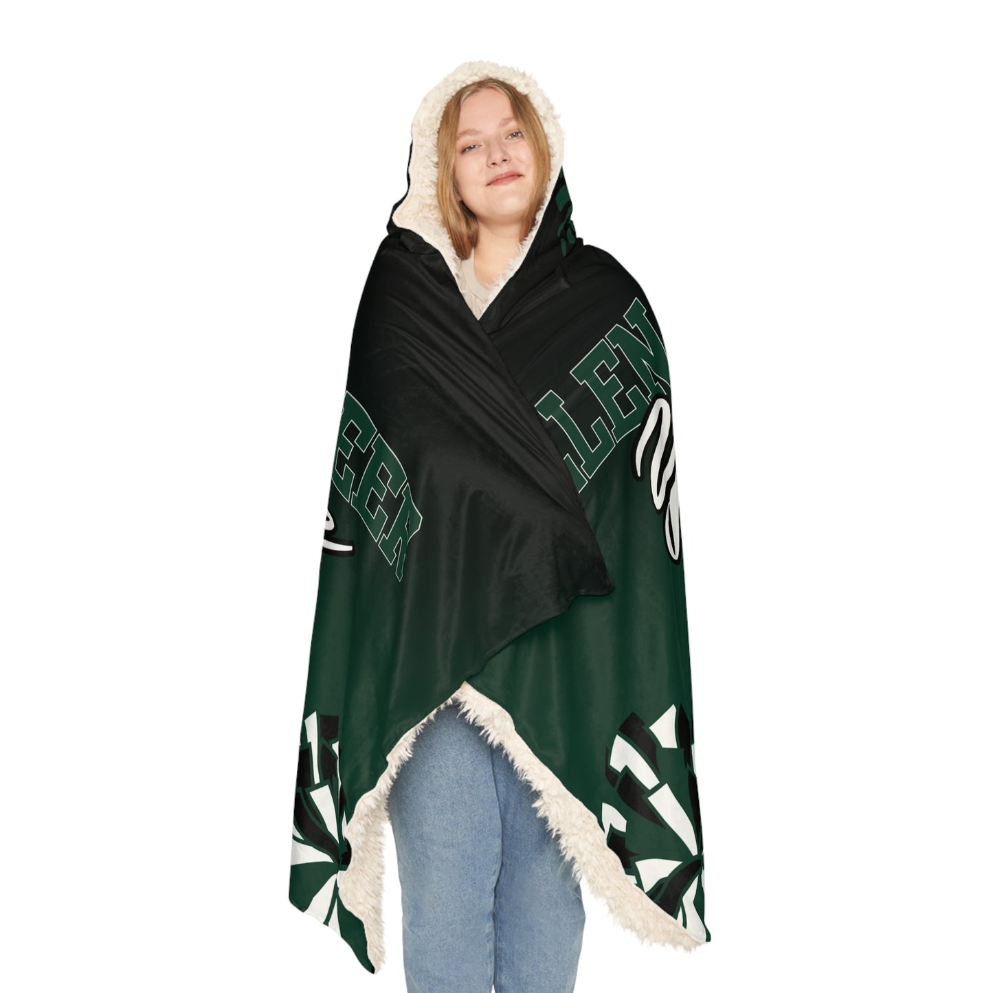 Customizable Team Spirit Snuggle Blanket - Perfect for Allen Park Cheer Fans!