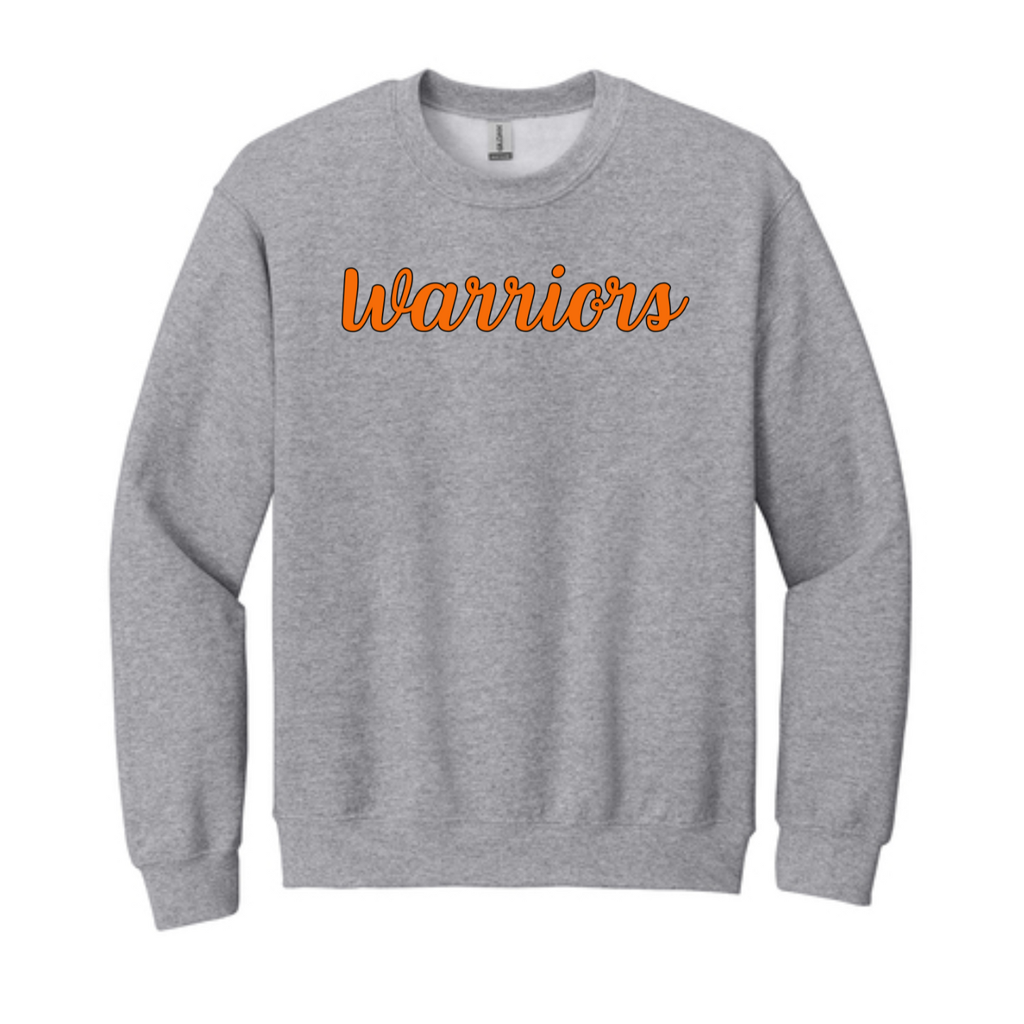 Warriors Orange Cursive