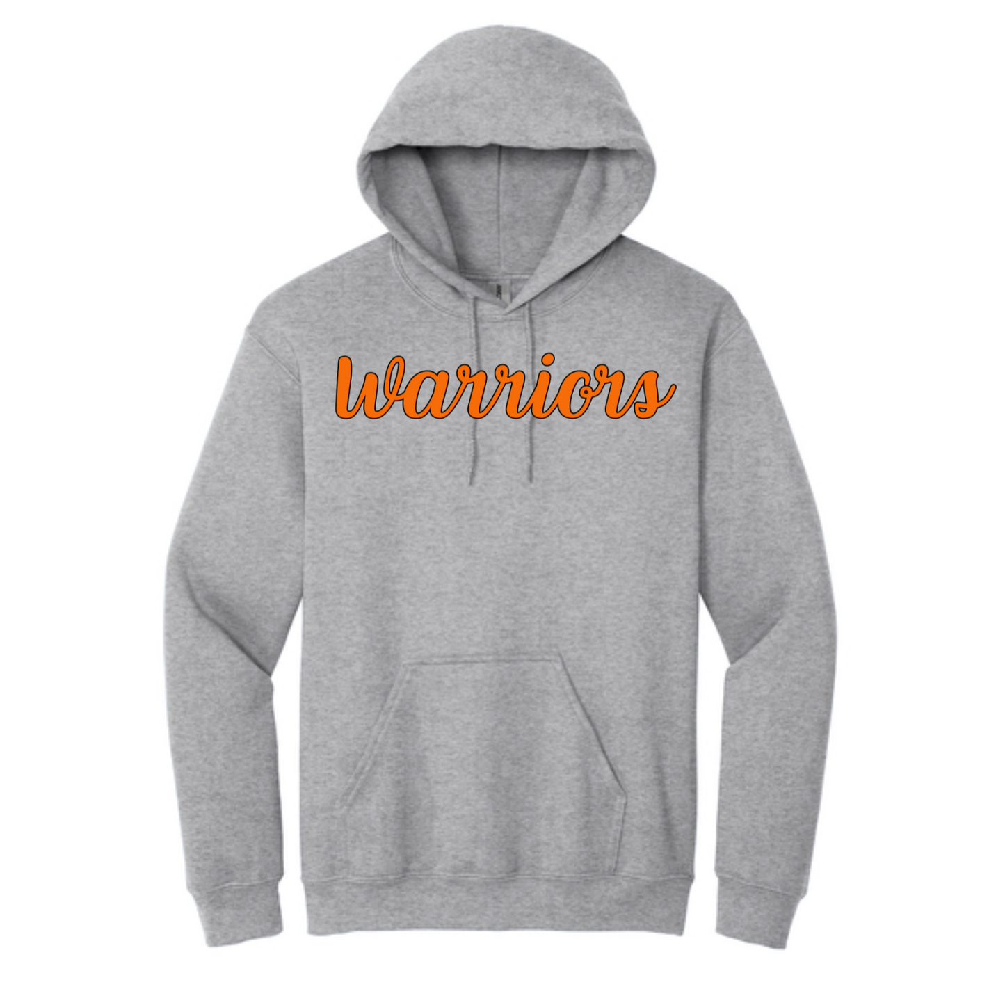 Warriors Orange Cursive