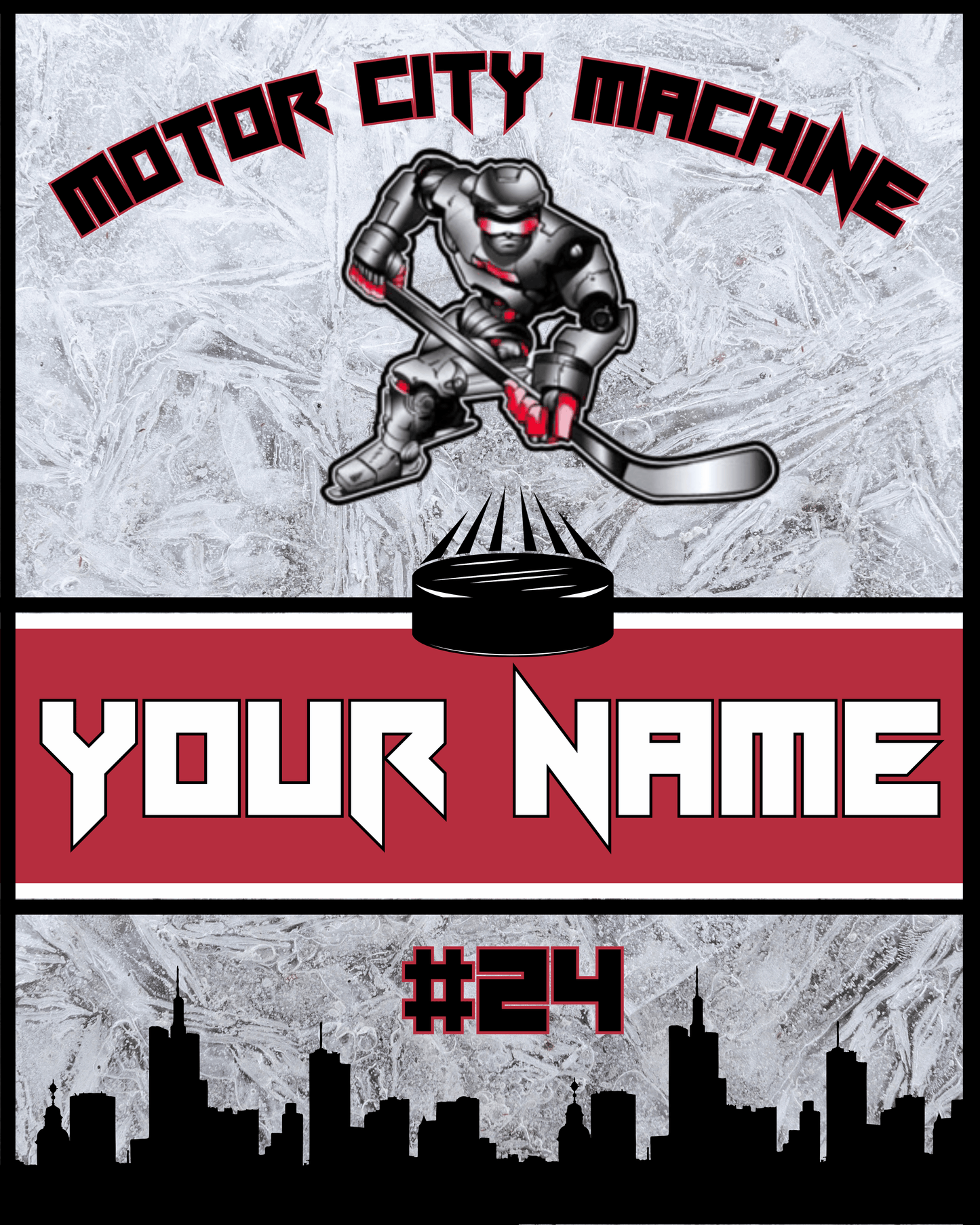 Motor City Machine Hockey Blanket