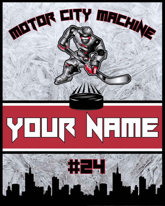 Motor City Machine Hockey Blanket