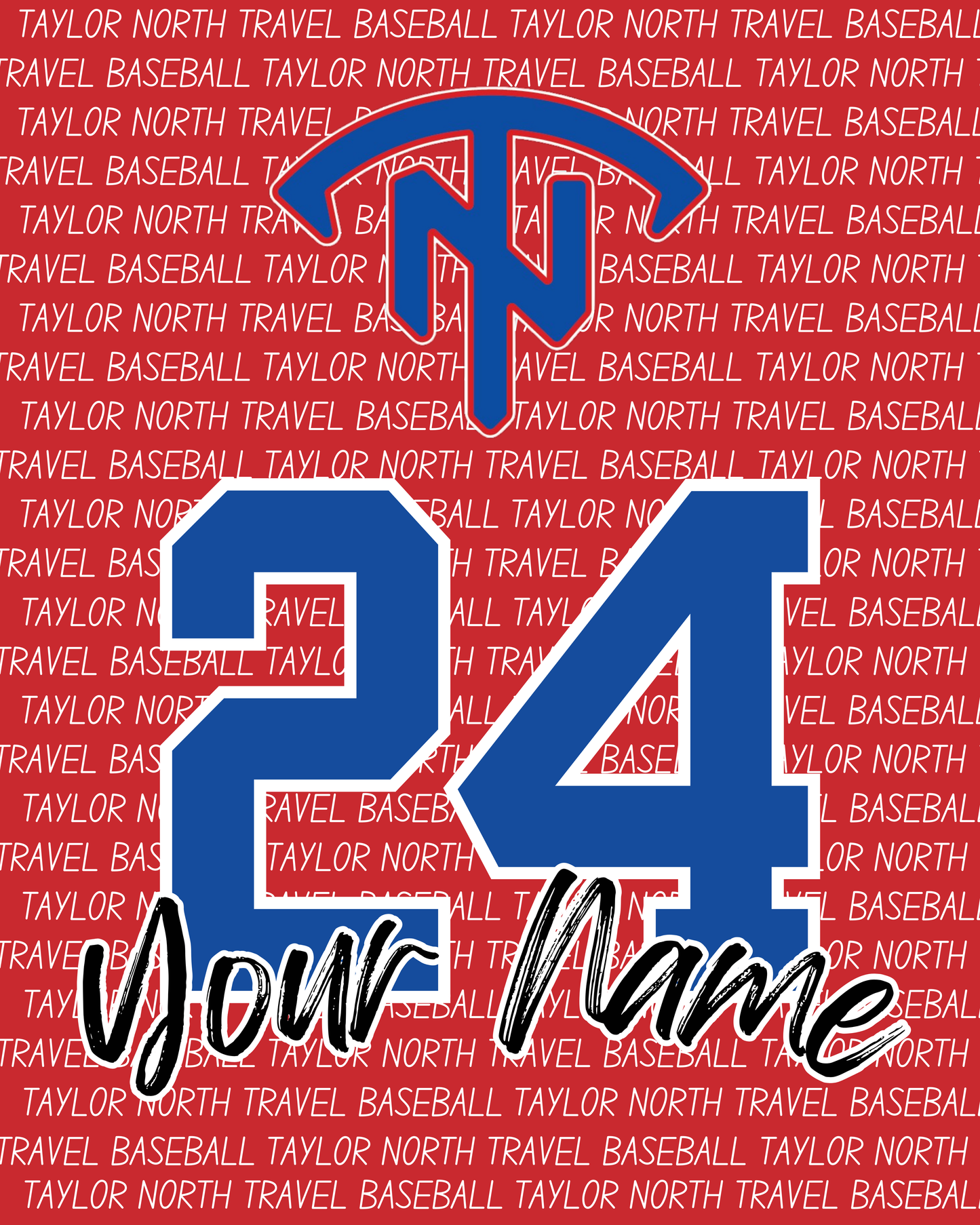 Taylor North Travel Baseball Blanket