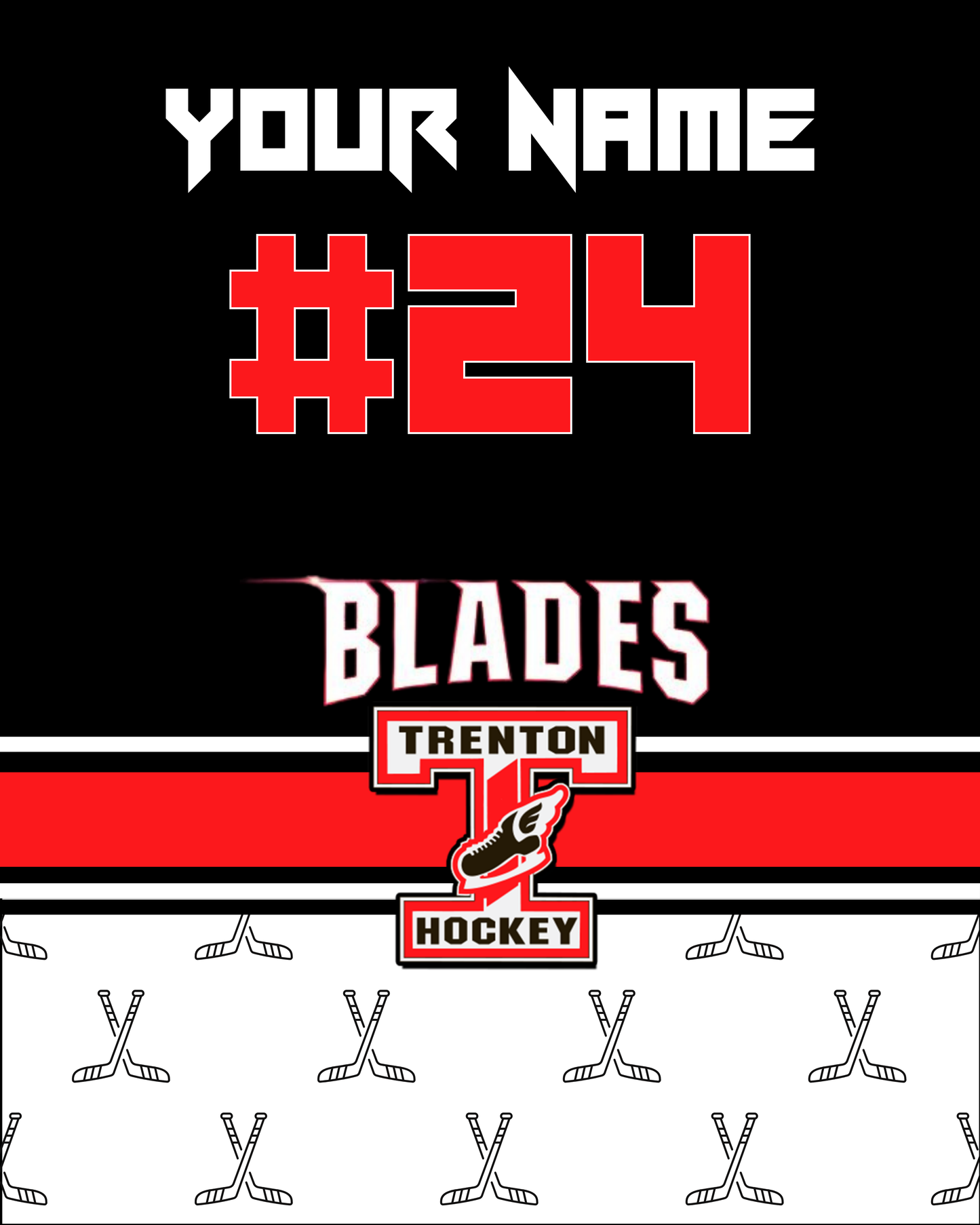 Trenton Blades Hocket Blanket
