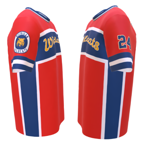 Wildcats Red Crewneck Jersey