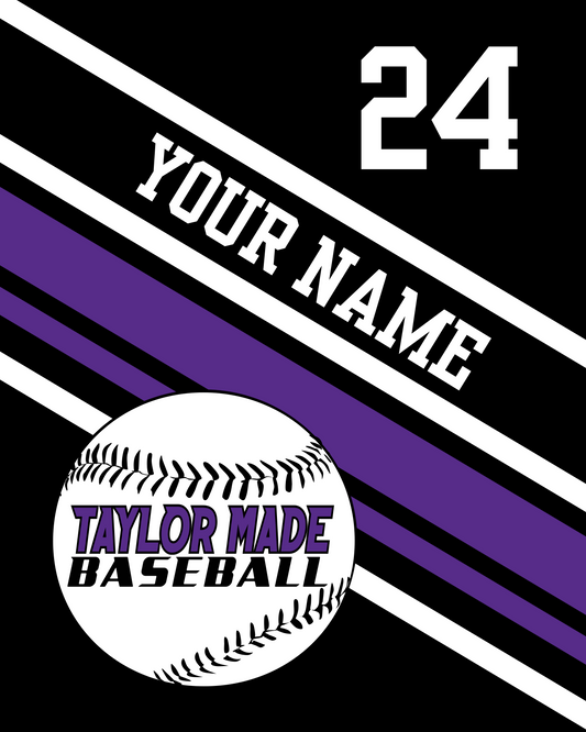 Taylor Made Baseball Blanket