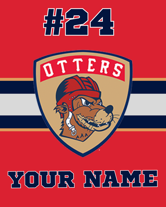 Otters Downriver Hockey Blanket